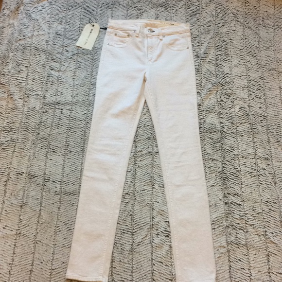 Rag & bone Blanc high rise skinny jeans - Picture 2 of 8